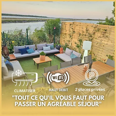 Feriehus Le Doux Rivage Avec Vue Lagune Nature A Pied Clim Parking Prive
