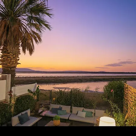 Le Doux Rivage Avec Vue Lagune Nature A Pied Clim Parking Prive Tatil Evi Frontignan